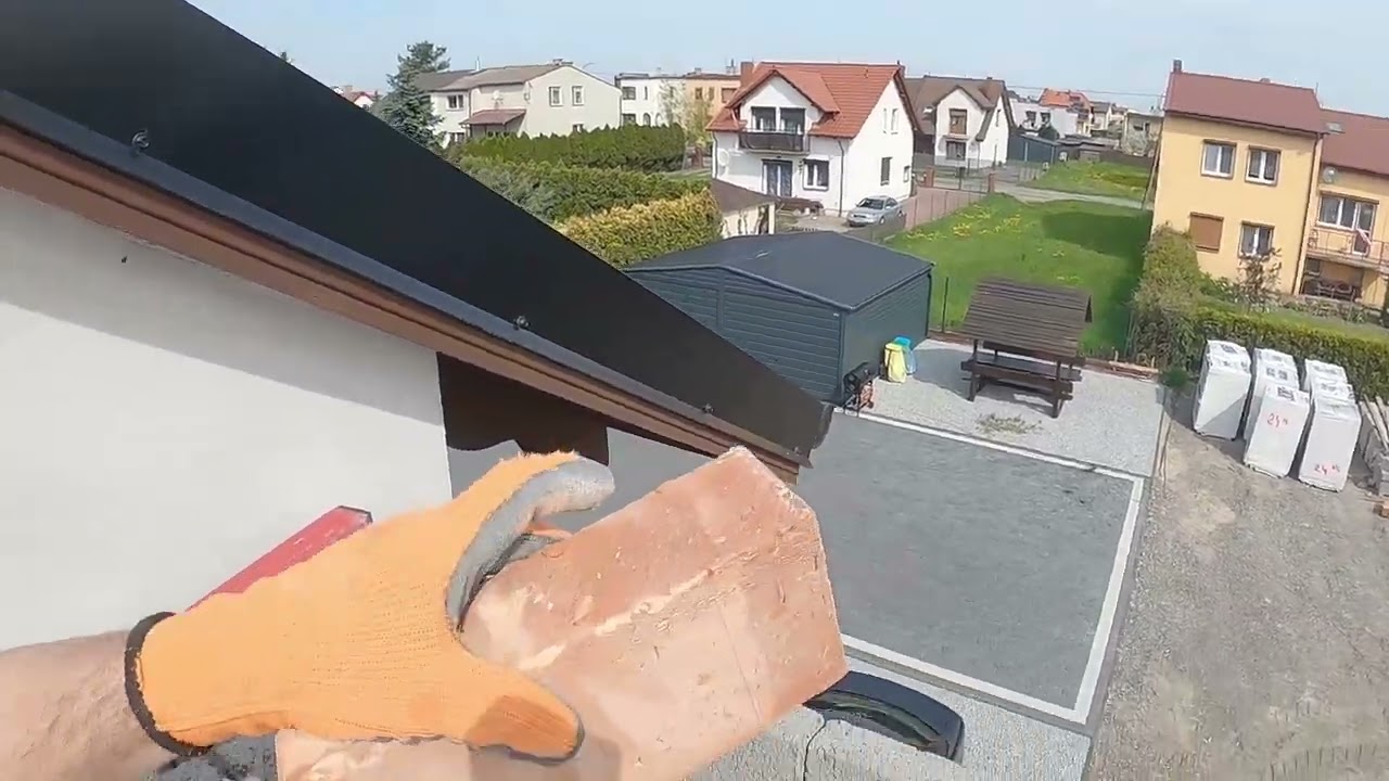 Budowa domu od podstaw - ODC.12/ Jak zakończyć murowanie piętra  DDB