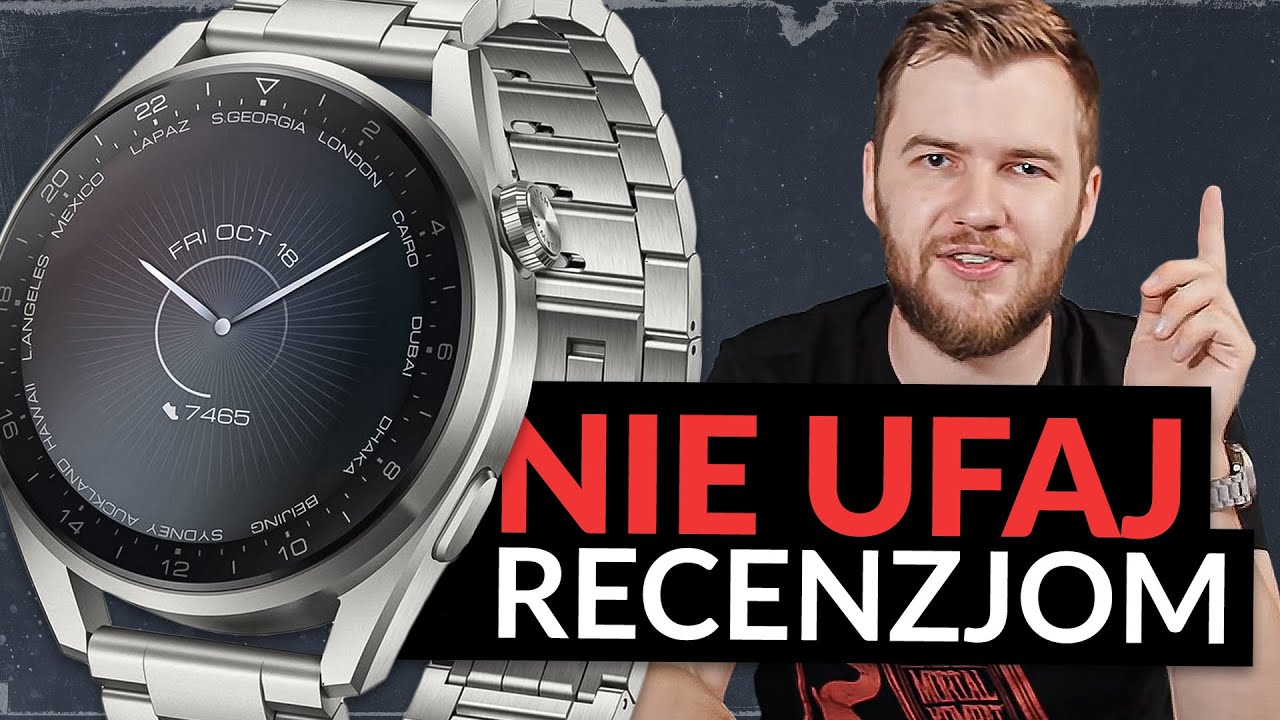 Ośmielam się&nbsp;krytykować&nbsp;Huawei Watch 3 Pro