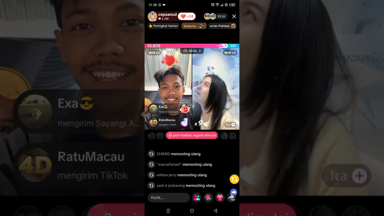Makin mesra ketika berdekatan