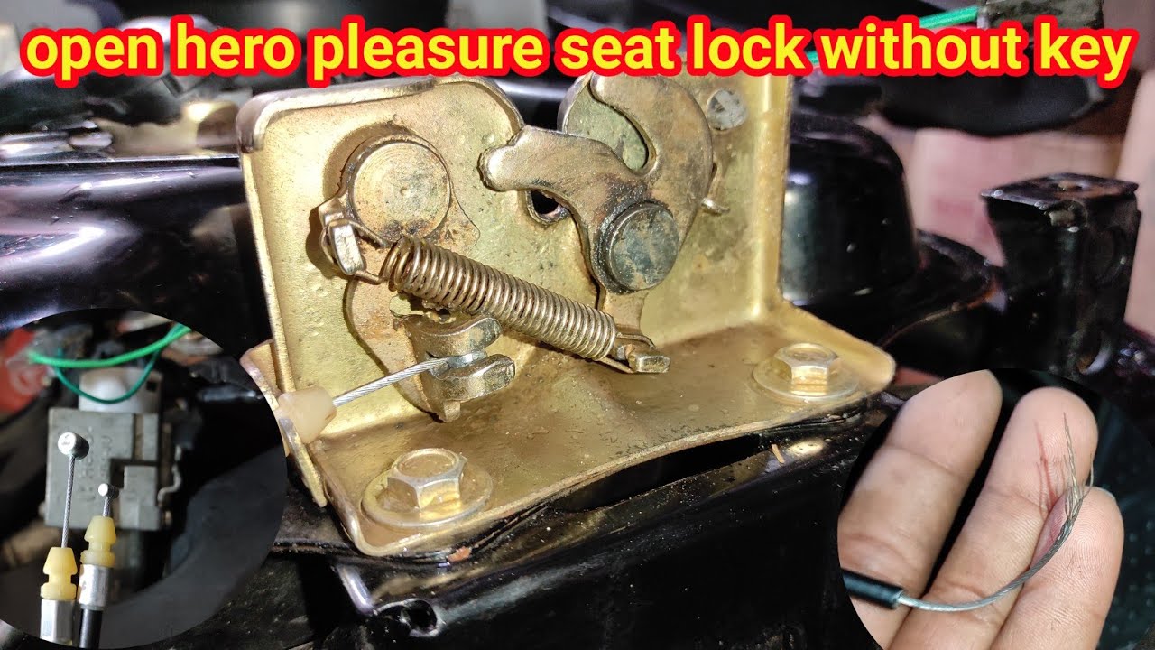 Hero pleasures bs4 seat lock not working | hero pleasure bs4 seat open problem
