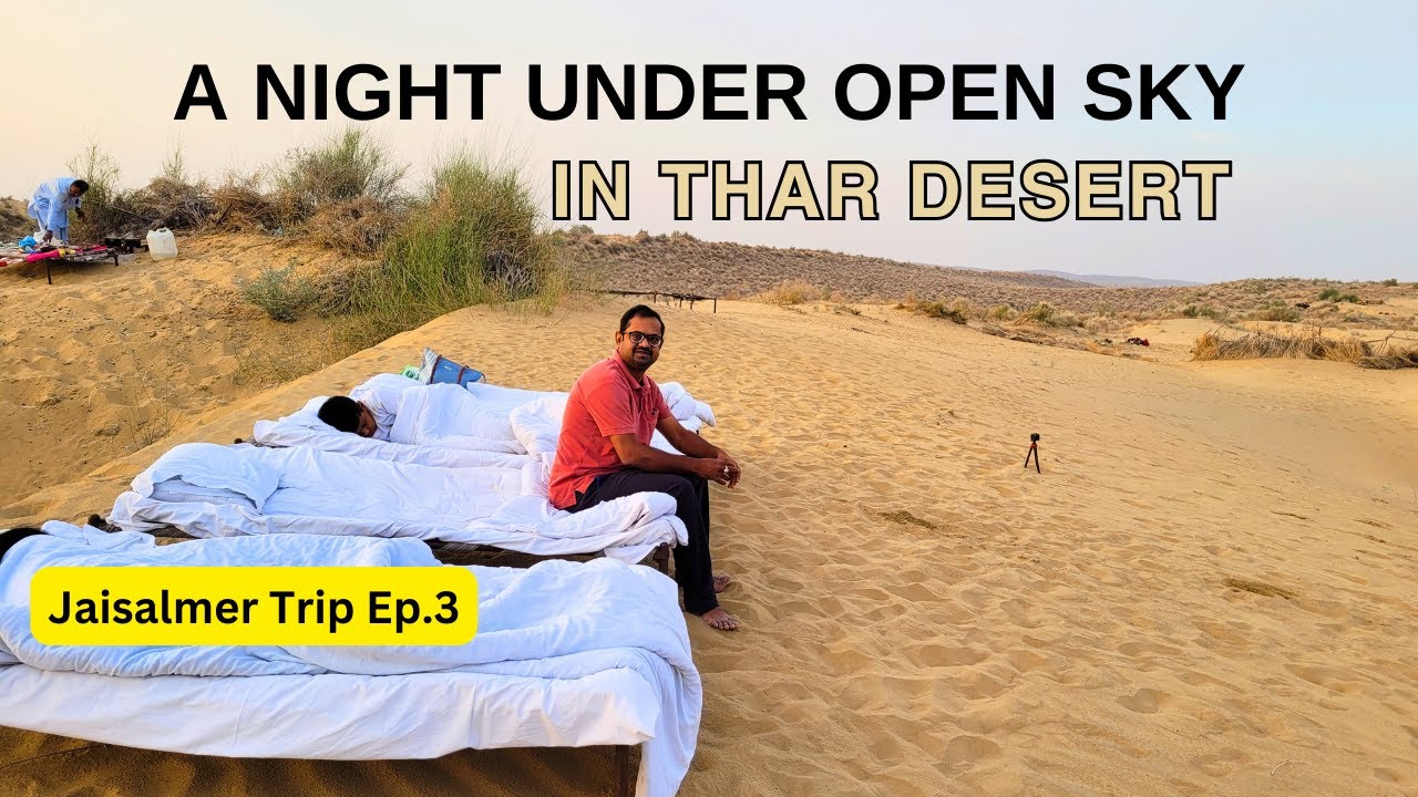 Camel Safari with overnight stay in the sand dunes | Jaisalmer | Roving Family