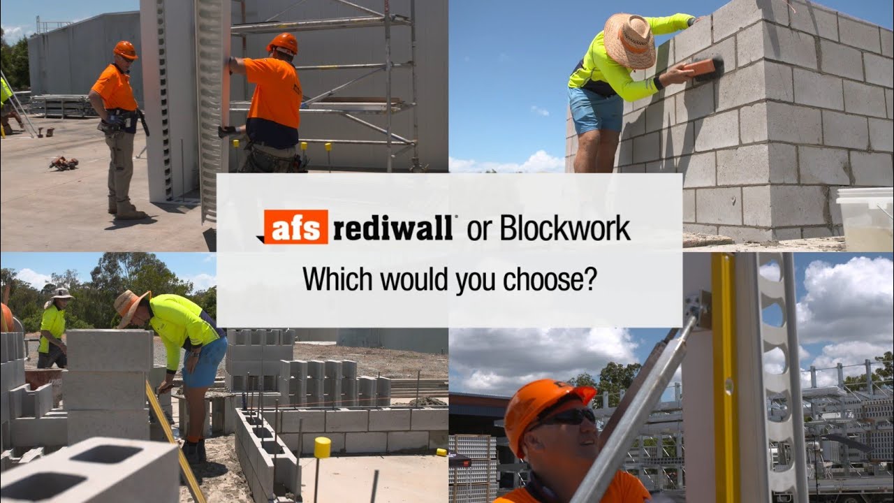 AFS Rediwall® Vs Blockwork Stair Core Challenge