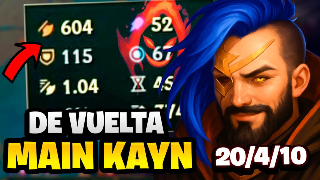 &iexcl;KAYN AZUL CON 600 DE AD ES UNA LOCURA! | League of Legends