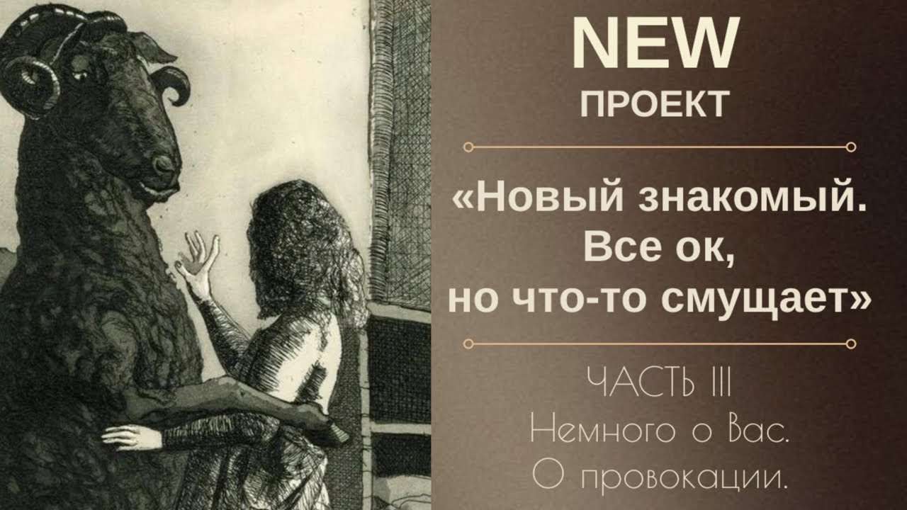 Часть ІІІ Почему вы Его привлекли. Теперь о Вас. Проект «Новый знакомый. Все ок, но что-то смущает»