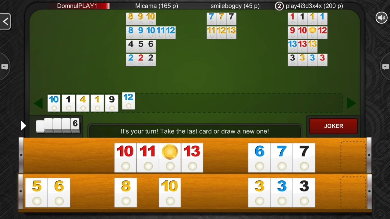 Rummy PRO - Remi Pe Tabla 20