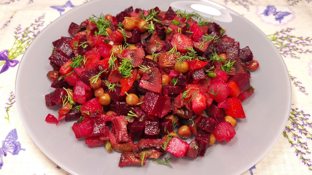 Salată de Post cu Legume coapte la Cuptor | Gătim cu Mama
