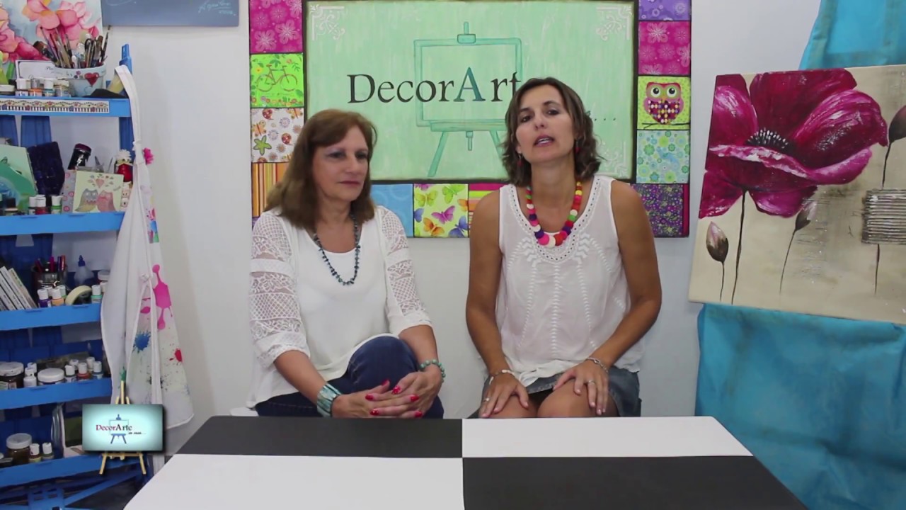 1º parte!!!Cuadro con fondo de diferentes texturas y flor de amapola!!