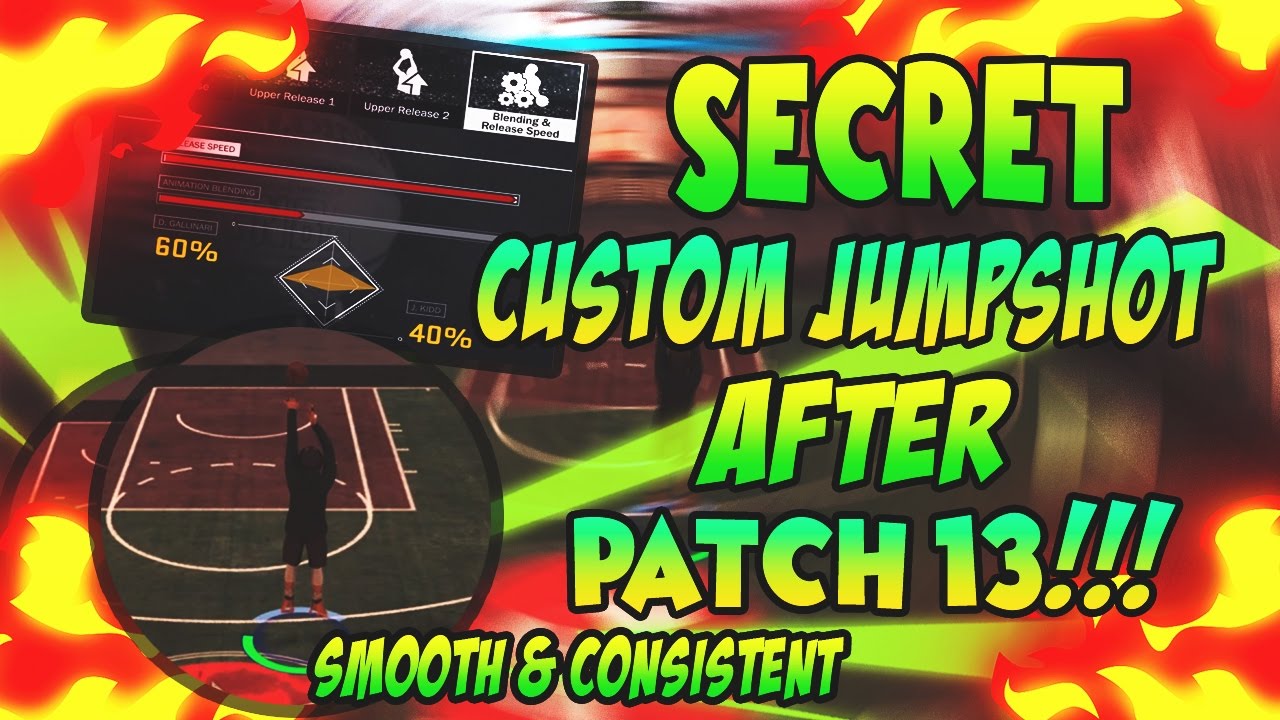 SECRET CUSTOM JUMPSHOT RELEASED AFTER PATCH 13 | NO WHITES | CANT MISS!!! | NBA 2K17 OP JUMPSHOT!!!