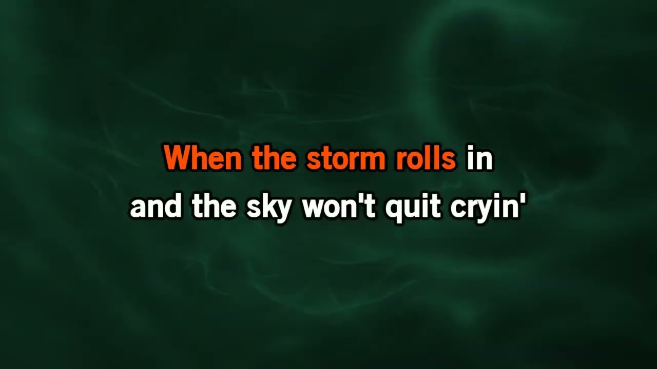 Anne Wilson Rain in the Rearview  Karaoke