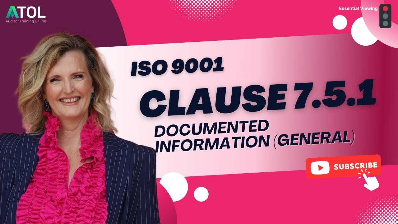 ISO 9001 Clause 7.5.1 Documented Information | Auditor Training Online