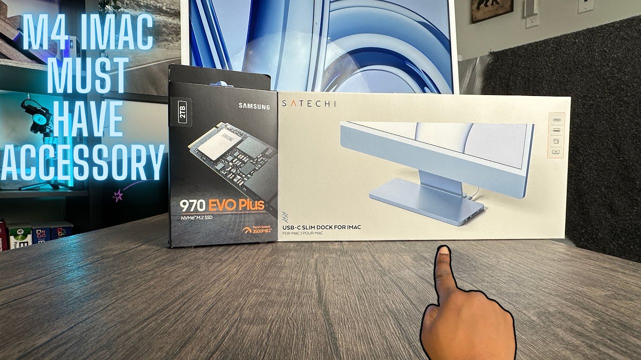 UPGRADE YOUR M4 or M3 IMAC FOR CHEAP WITH THIS: Satechi USB-C Slim Dock Review