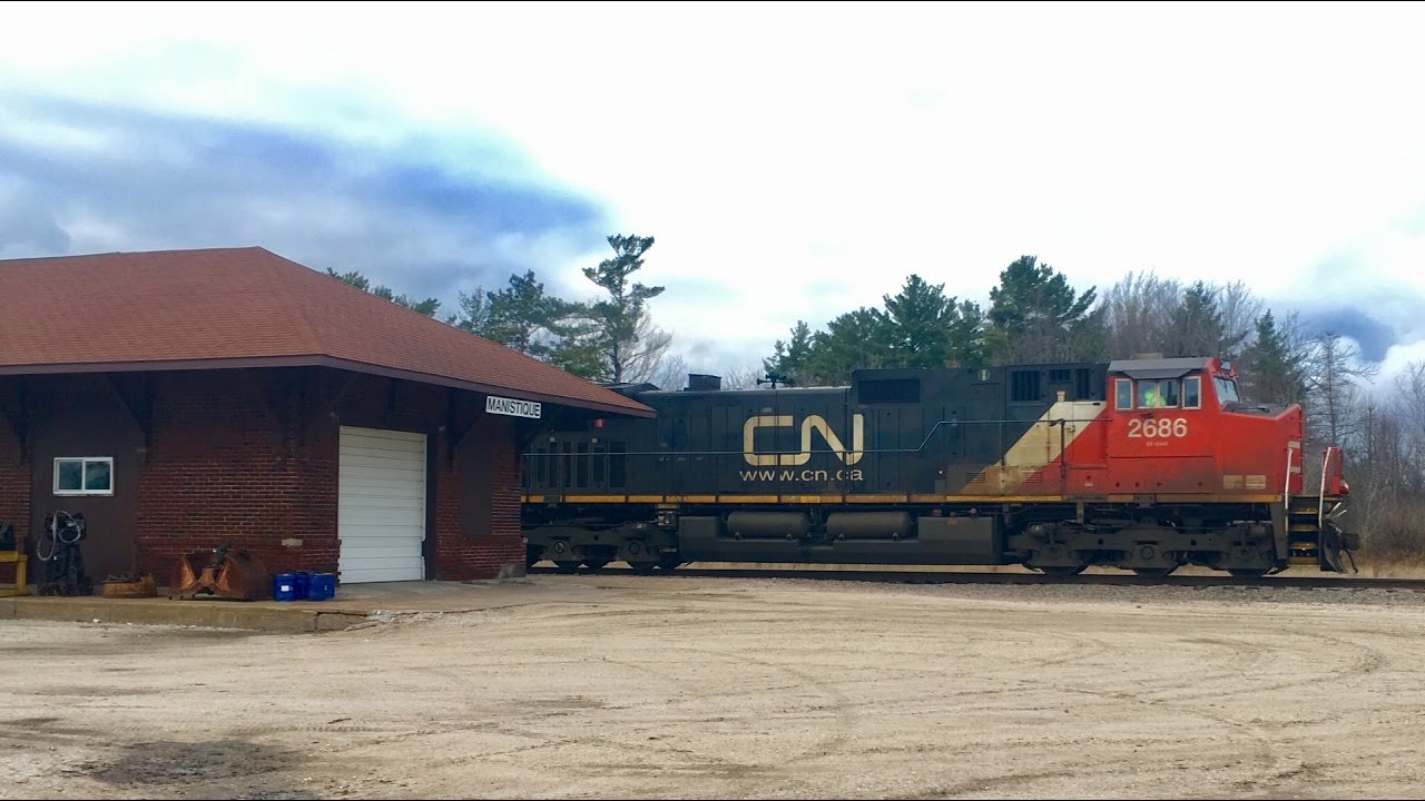 TRRS 488: Chasing a CN Freight Train with 3 Cameras + Drone!