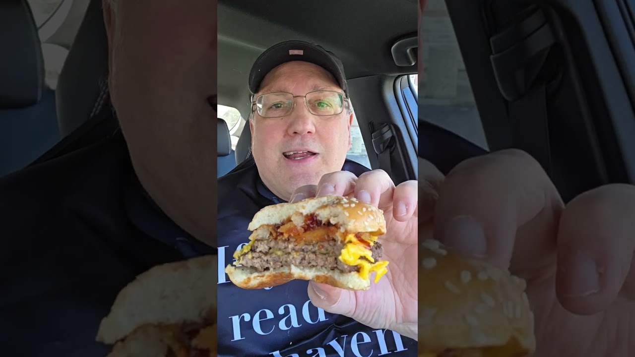 Burger King Double Rodeo Cheeseburger Meal Review Part 2 #burgerking #hamburger #foodreview