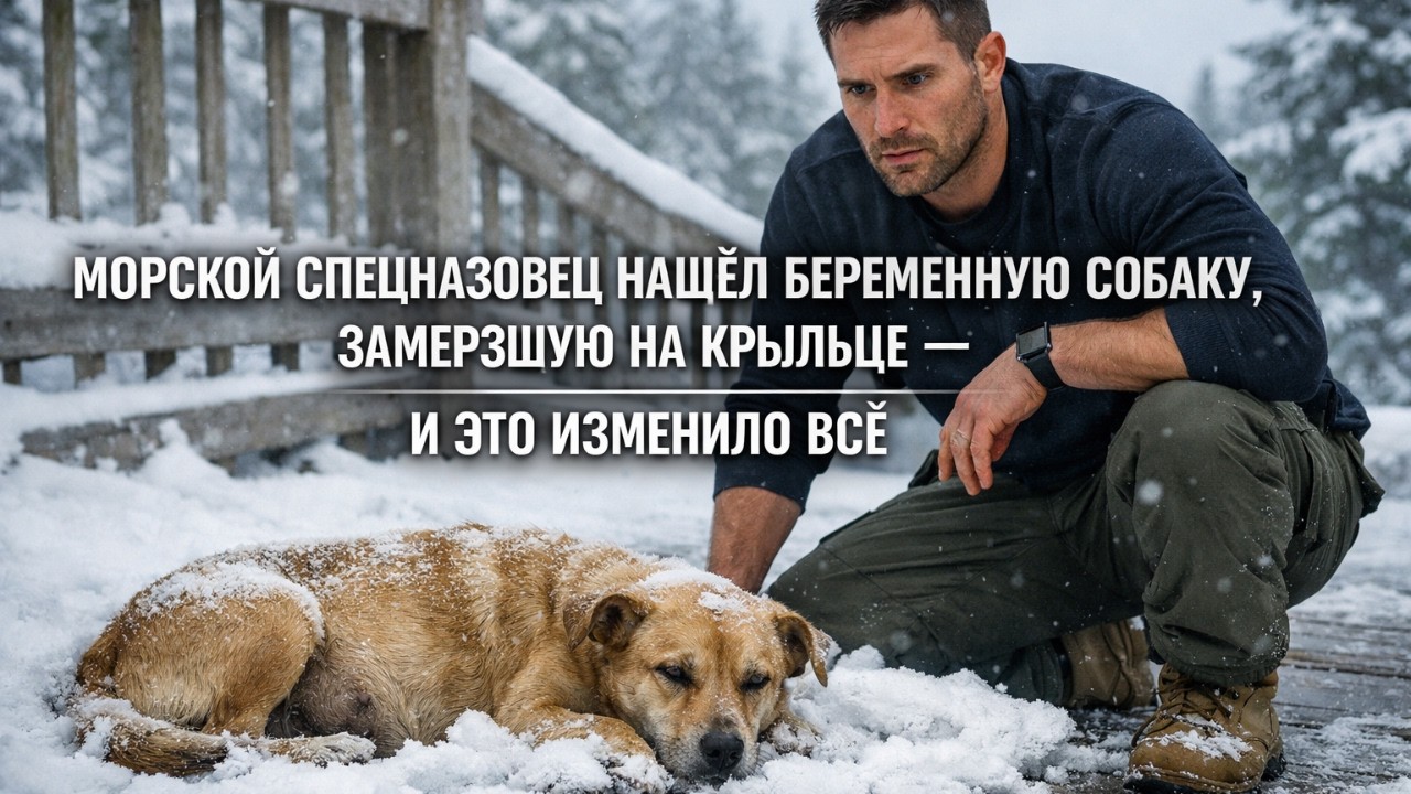 Во время снежной бури боец спецназа спас бездомную собаку Но настоящие перемены ждали его впереди