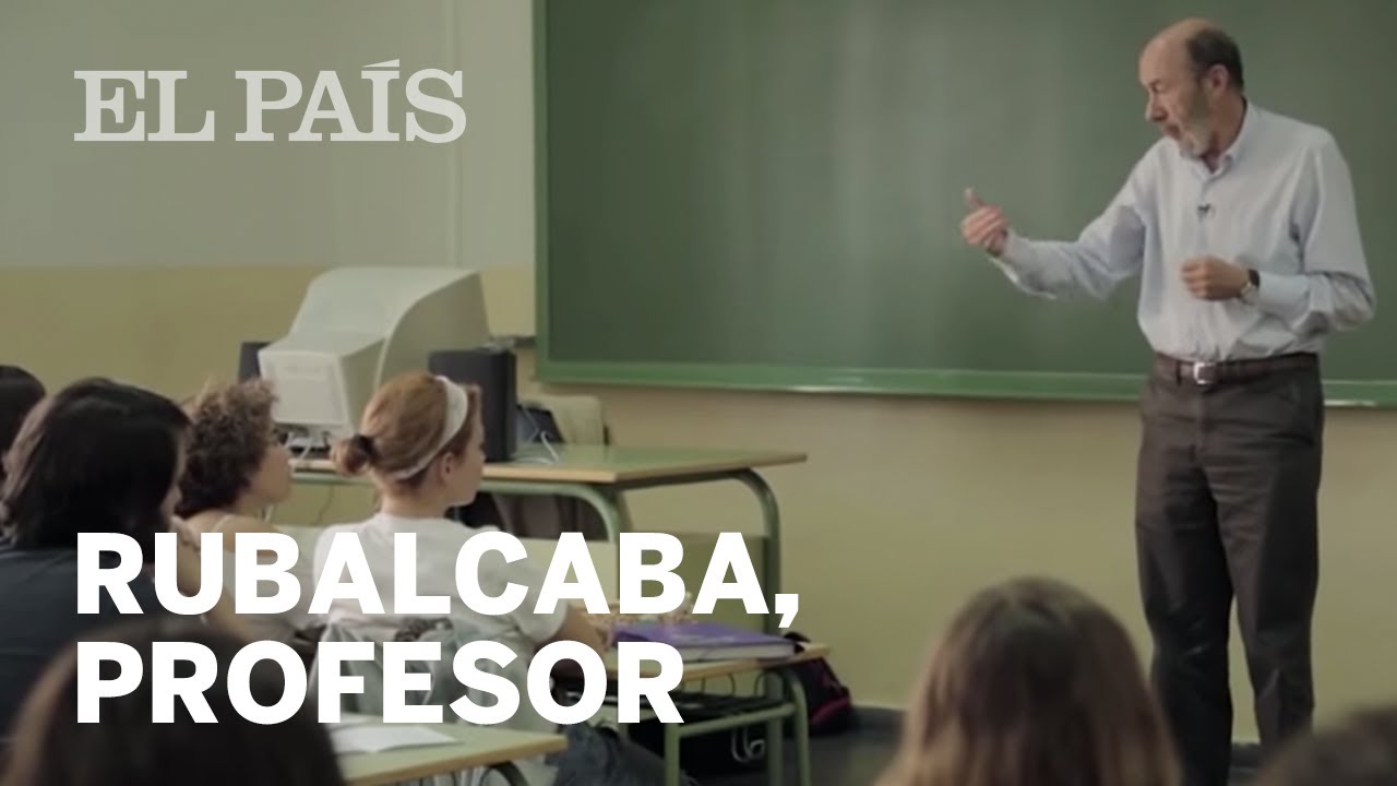 Entrevista con Alfredo Pérez RUBALCABA tras volver a dar clase