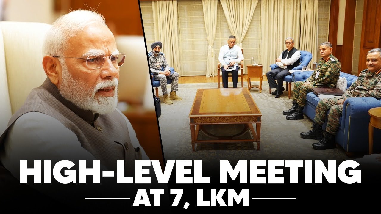 PM Modi chairs high-level meeting at 7, LKM