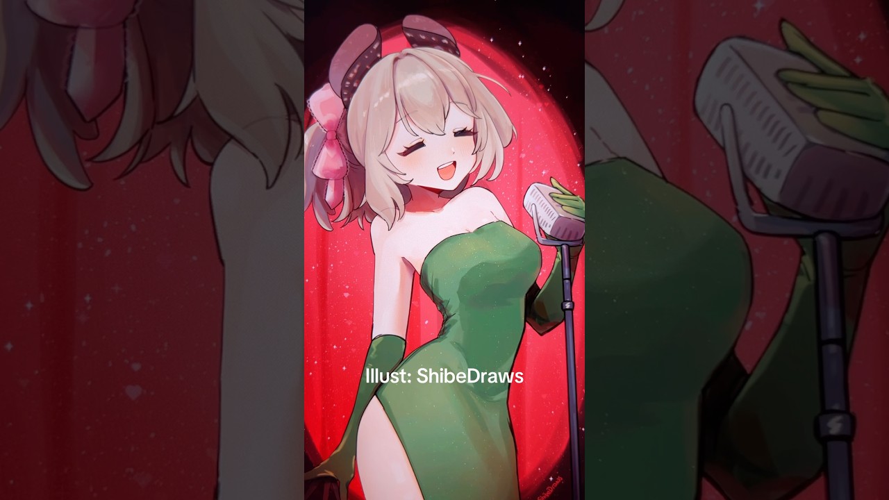 [Nimi Nightmare] illustration making from Valentine Karaoke 