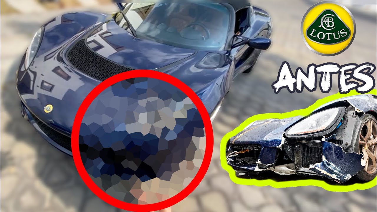 ASI QUEDÓ EL LOTUS DESPUES DEL ACCIDENTE... l ATRX