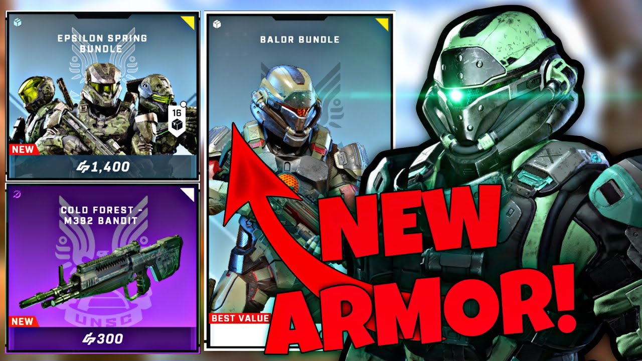 Halo Infinite Store Items - March 14th (NEW Balor Armor set!)