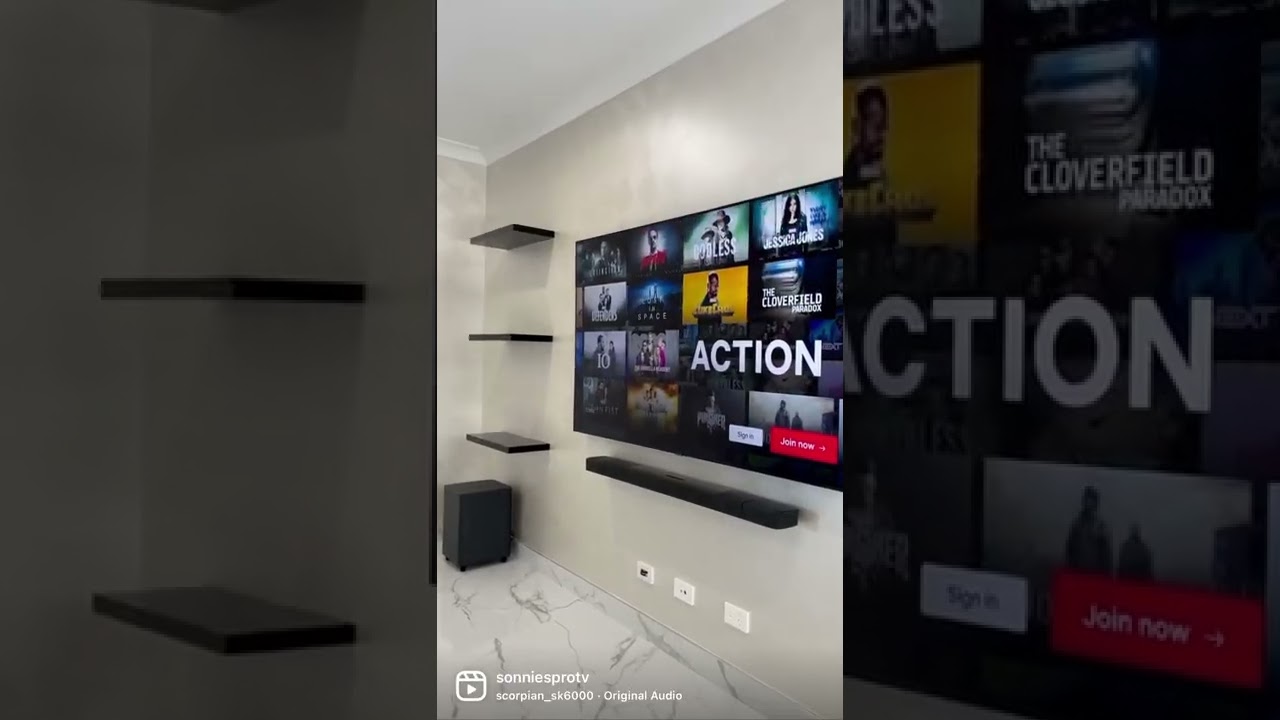 75 inch samsung Qled with JBL soundbar