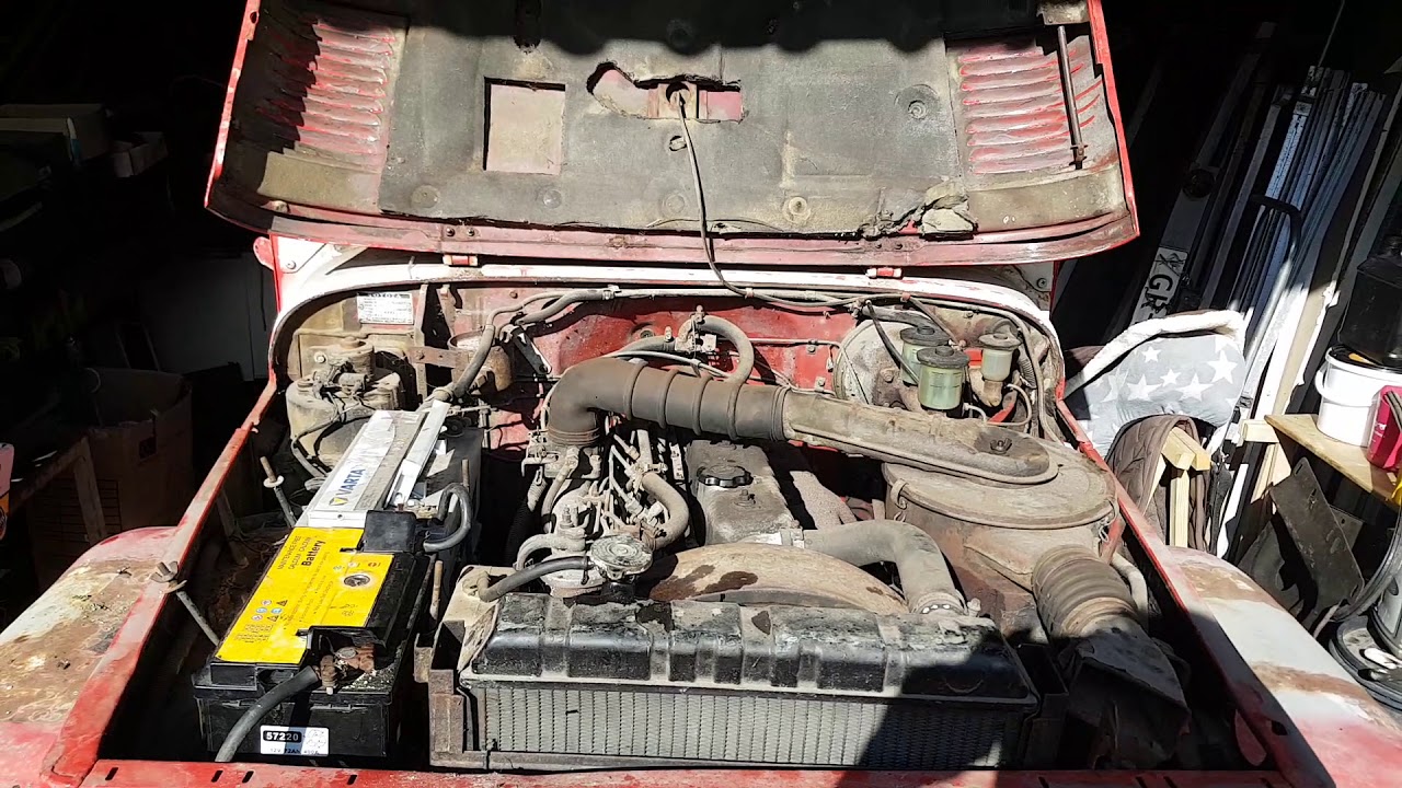 Toyota landcruiser hj45 barnfind  first start after 15 years!