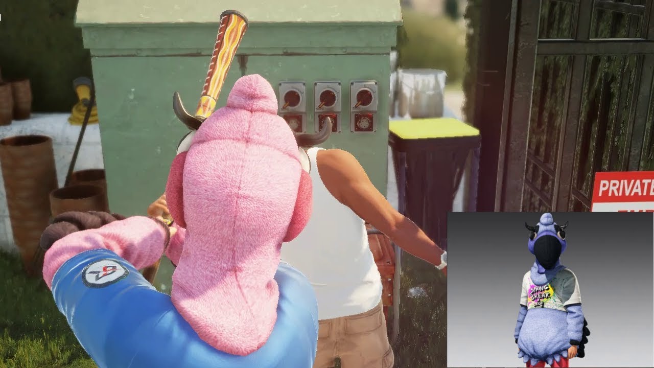 Spring Breaker Challenge Pack 5/5 - Blue Flamingo Suit Unlock
