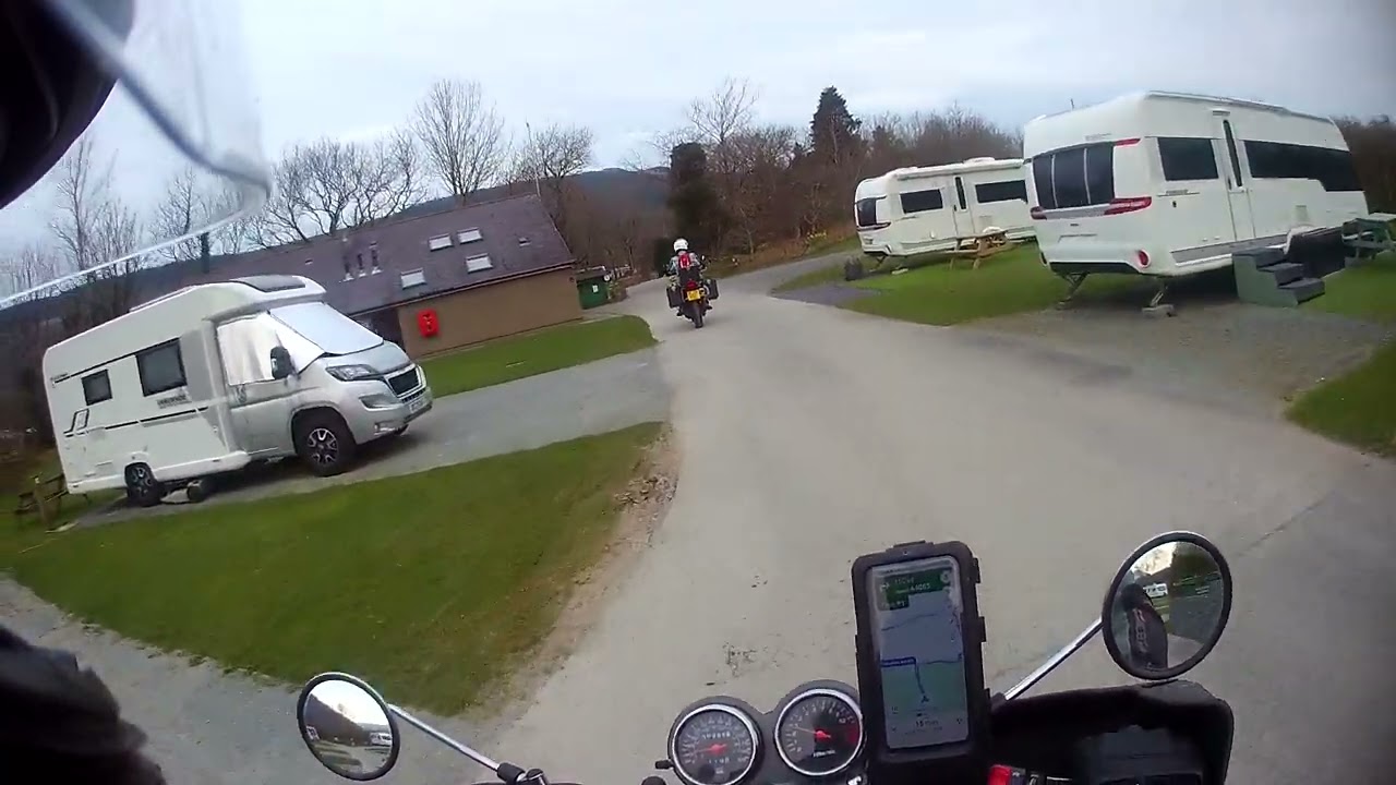 Leaving Bryn Gloch campsite