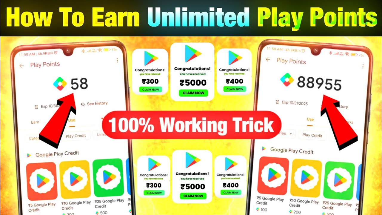 How To Earn Play Points In Play Store 💯😱🔥| Play Points Kaise Kamaye | Play Points Earn Kaise Kare
