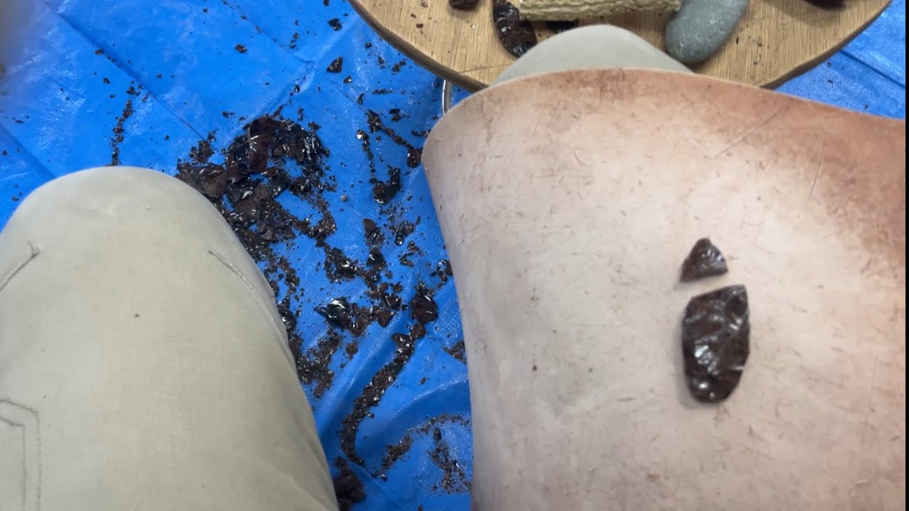 黒曜石の石器製作プロセス―直接打撃から押圧剥離、そして、、、 / Obsidian Knapping