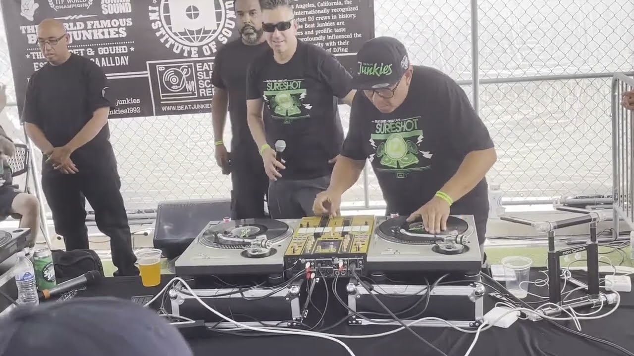 World Famous Beat Junkies Sureshot 2.0 Gas Lamp Killer Mr.Choc DJ Babu D-Styles Melo D Scratching