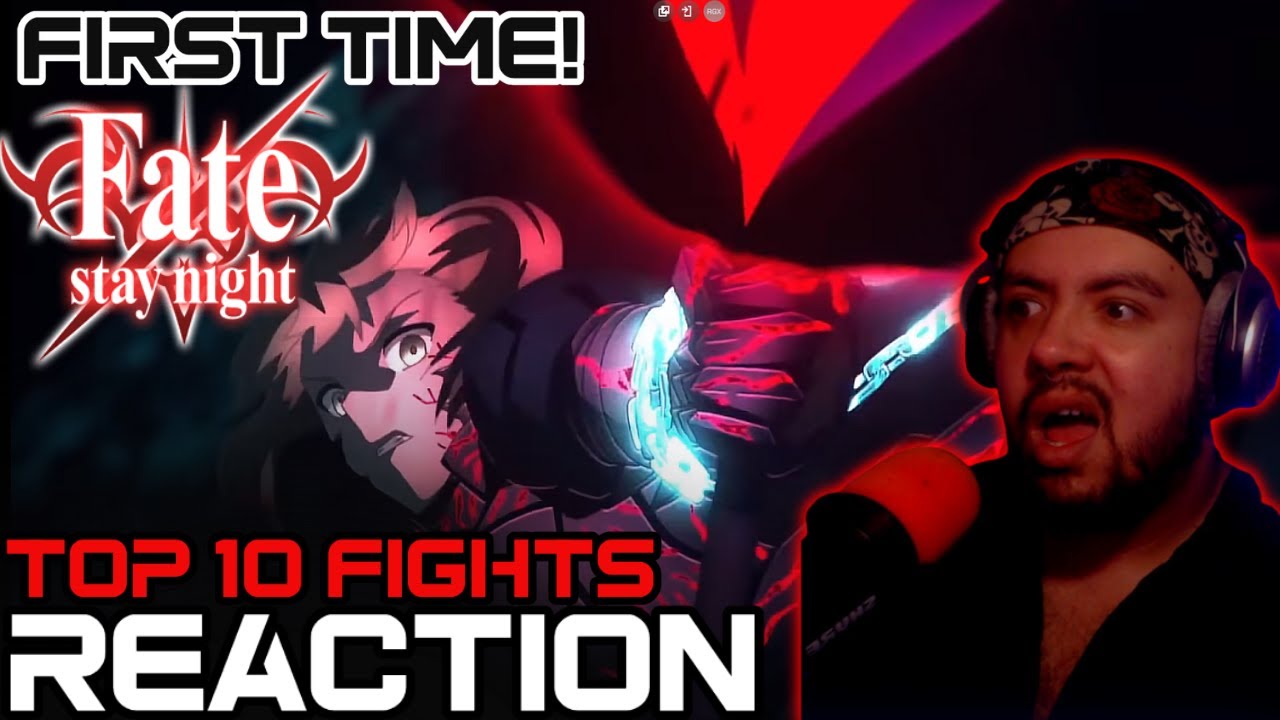 FIRST TIME REACTING TO FATE Top 10 Fate Series fights