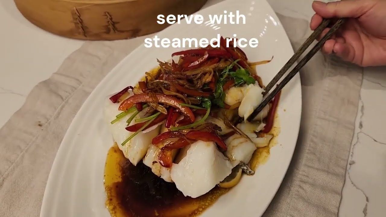 Chilean Sea Bass with Ginger Chili Glaze