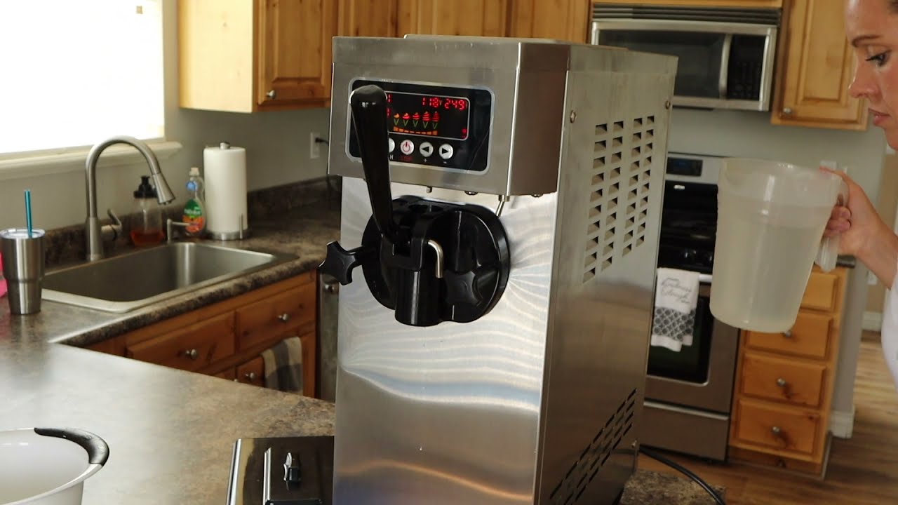 Cleaning the Vevor Ice Cream Machine