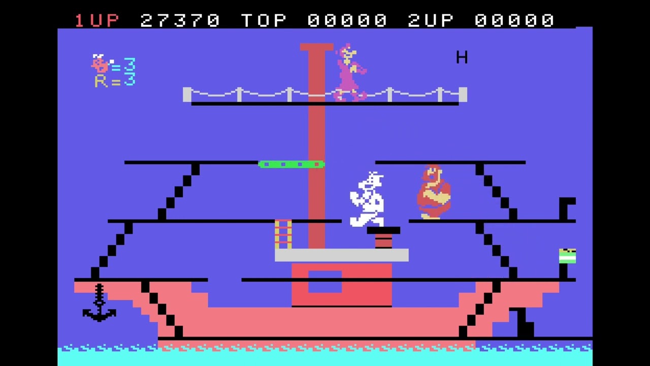 Popeye Longplay (ColecoVision Version)