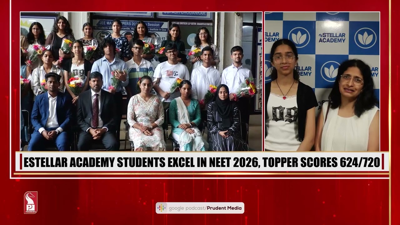 Estellar Academy Achieves Great Success in NEET 2026, Led by Topper Nia Egipsy.