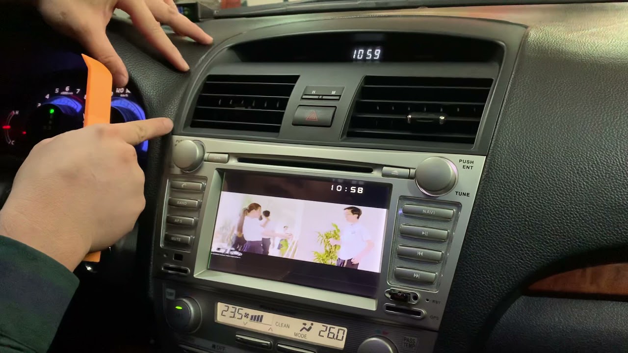 [ Hướng Dẫn ] Tháo màn hình Toyota Camry 2010