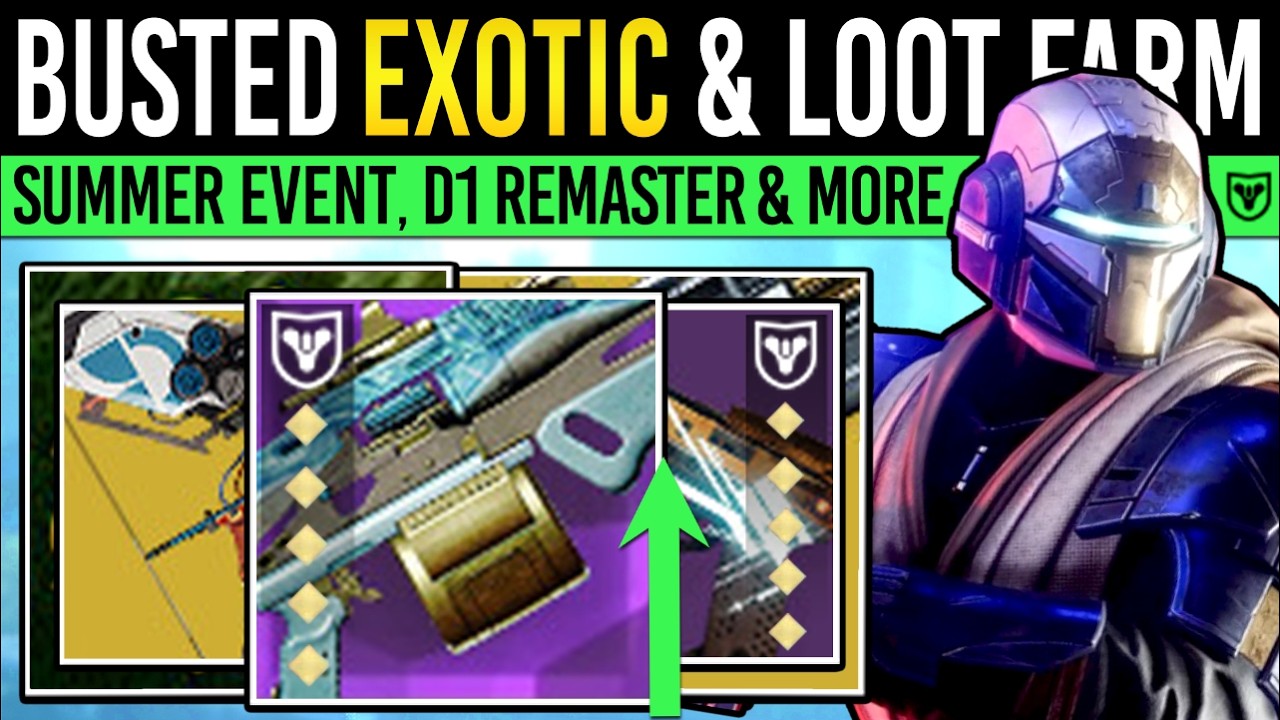 Destiny 2: BROKEN EXOTIC & INSANE LOOT FARM! Rare UPGRADES, Community Event, D1 Remaster & More