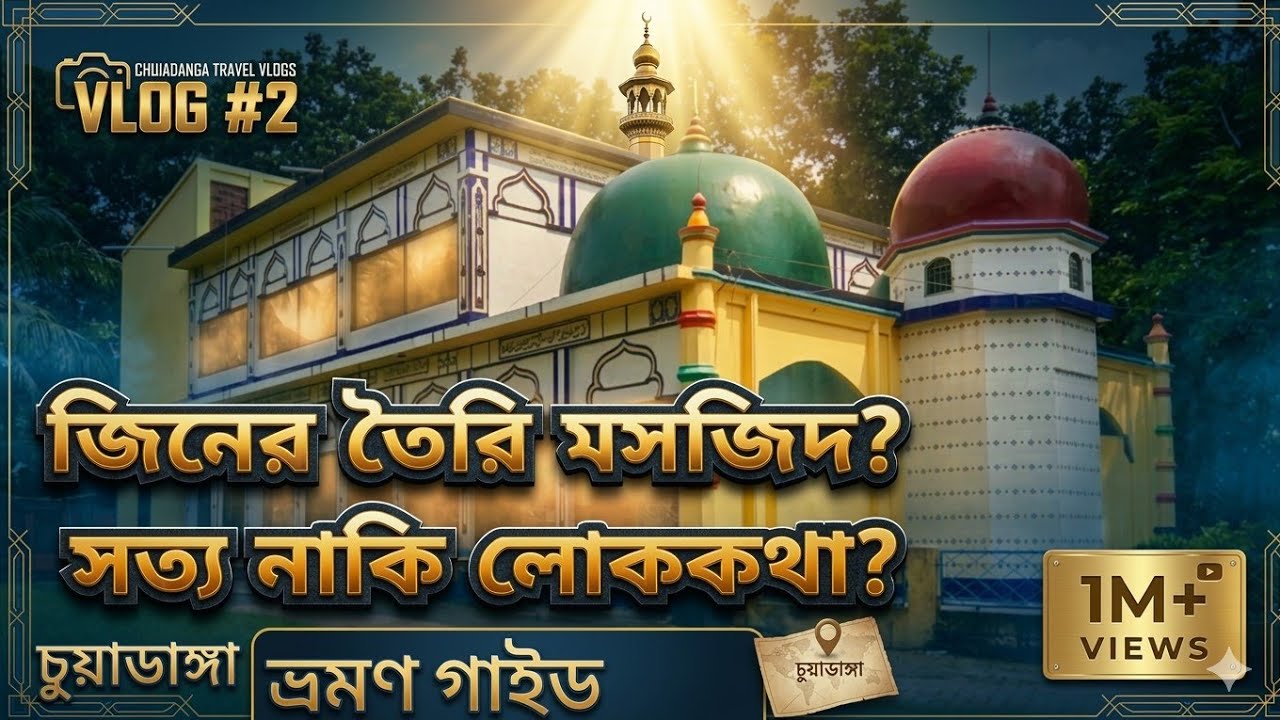জিনের তৈরি মসজিদ? 😱 | চুয়াডাঙ্গার রহস্যময় পীরগঞ্জ জামে মসজিদ | Bangla History Vlog👉 @BDIN.72 😊