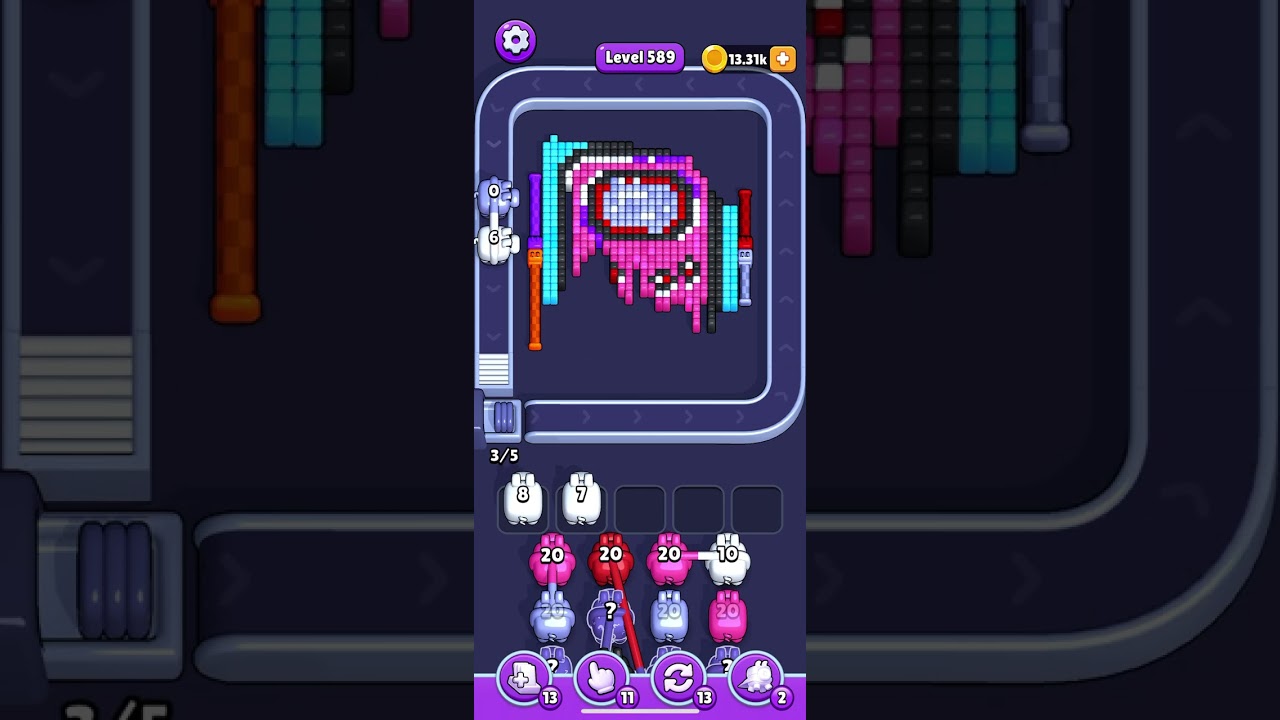 【 Pixel Flow 】Level 589 Fail.1