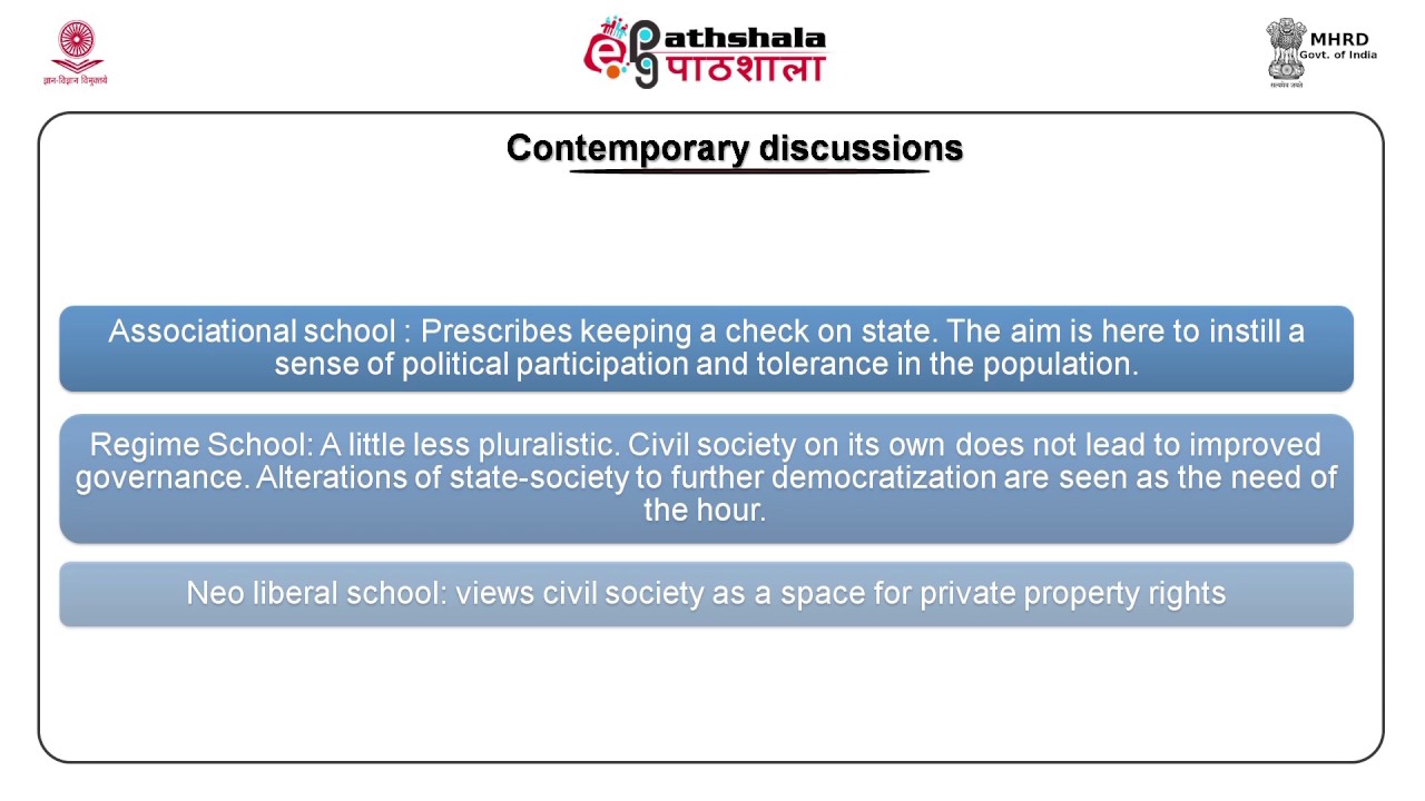 Intervention and Impact of Civil Society