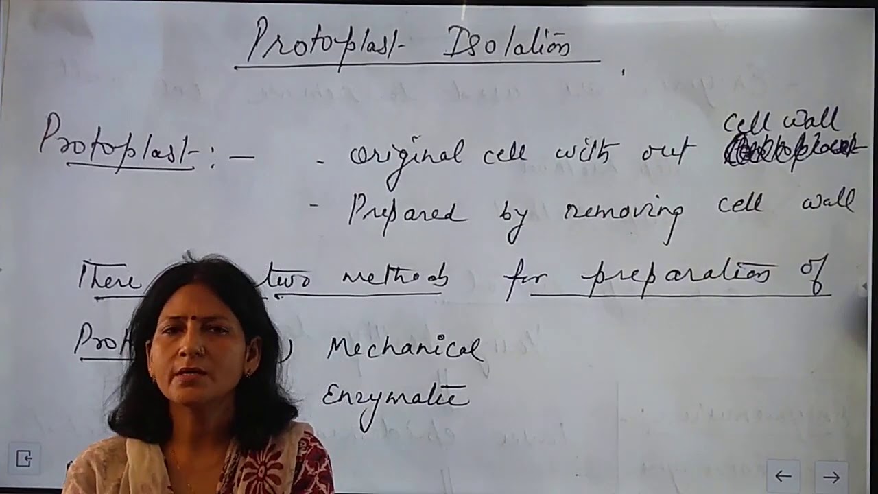 Protoplast  Isolation  & viability tests for M.Sc.(F)