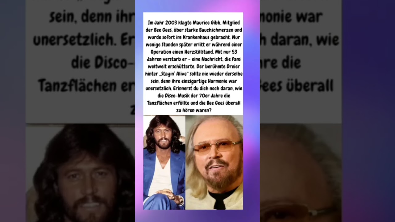 Maurice Gibb: Der Bee-Gees-Moment, den Fans nie vergessen werden 