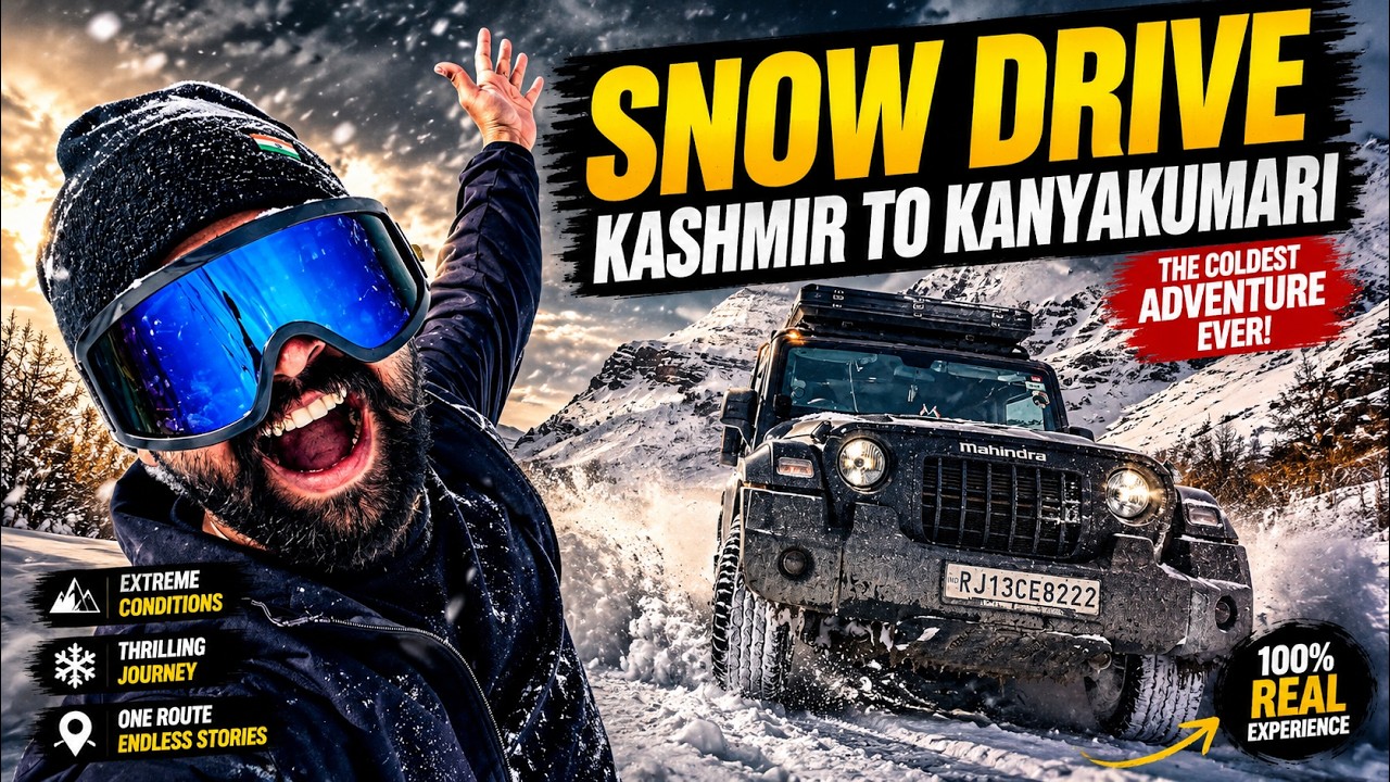 4 Feet Snow, Black Ice & No Camping Allowed 🥶 | This Was Risky!