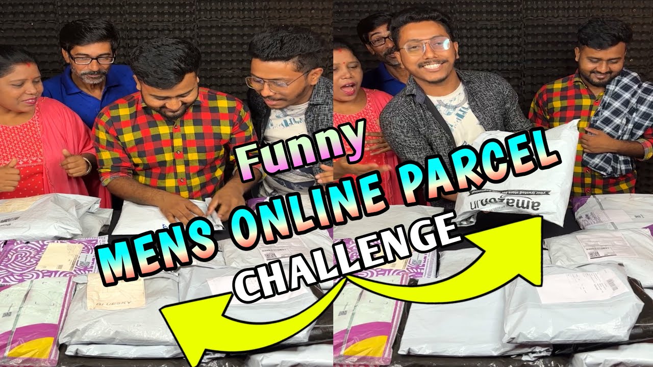 Fresh Mens Online Parcel Taken Funny Challenge With Family