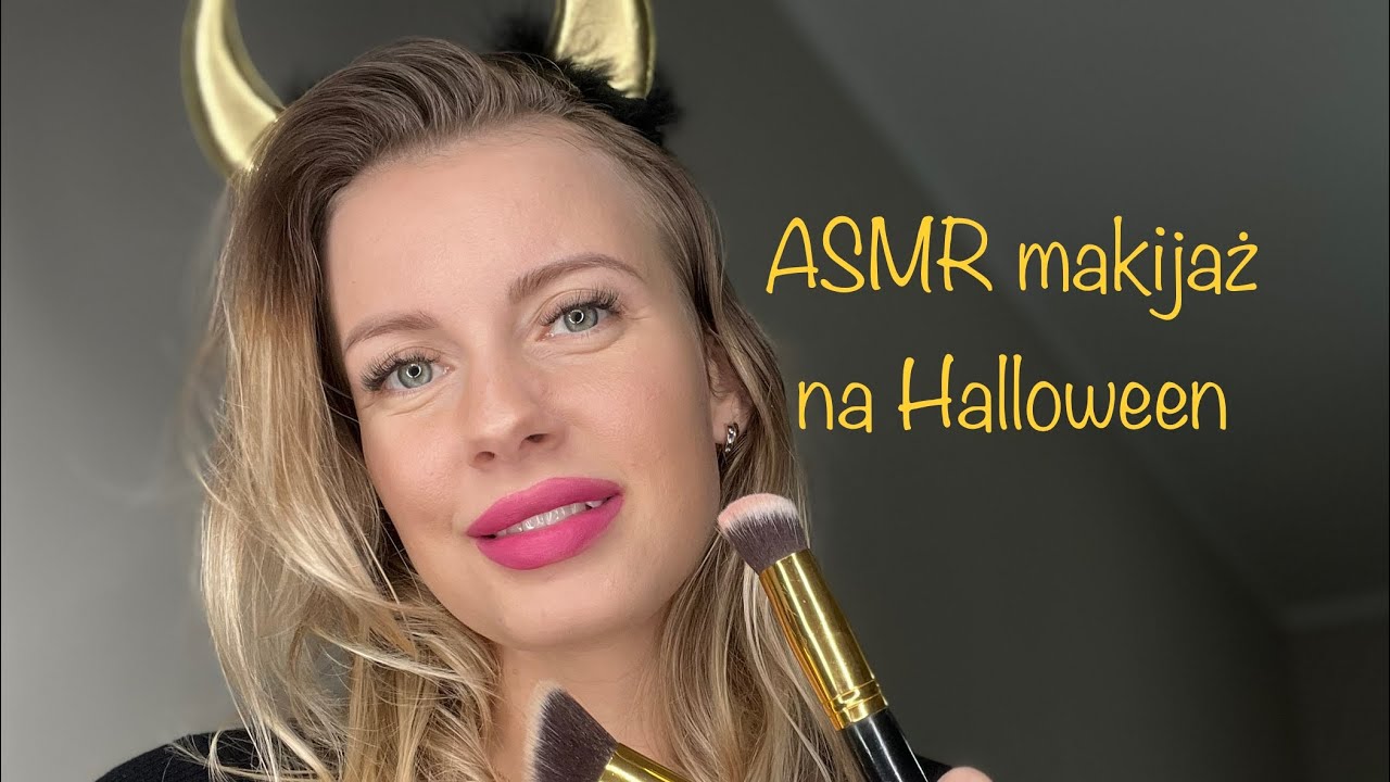 Robię Ci makijaż na Halloween / ASMR/ ASMR po polsku/ ASMR makijaż