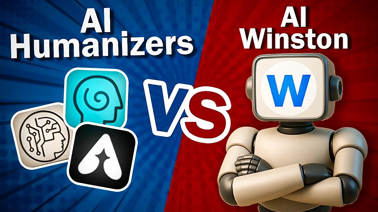We tested Top 3 AI Humanizers against Winston AI Detector &ndash; Shocking Results!!