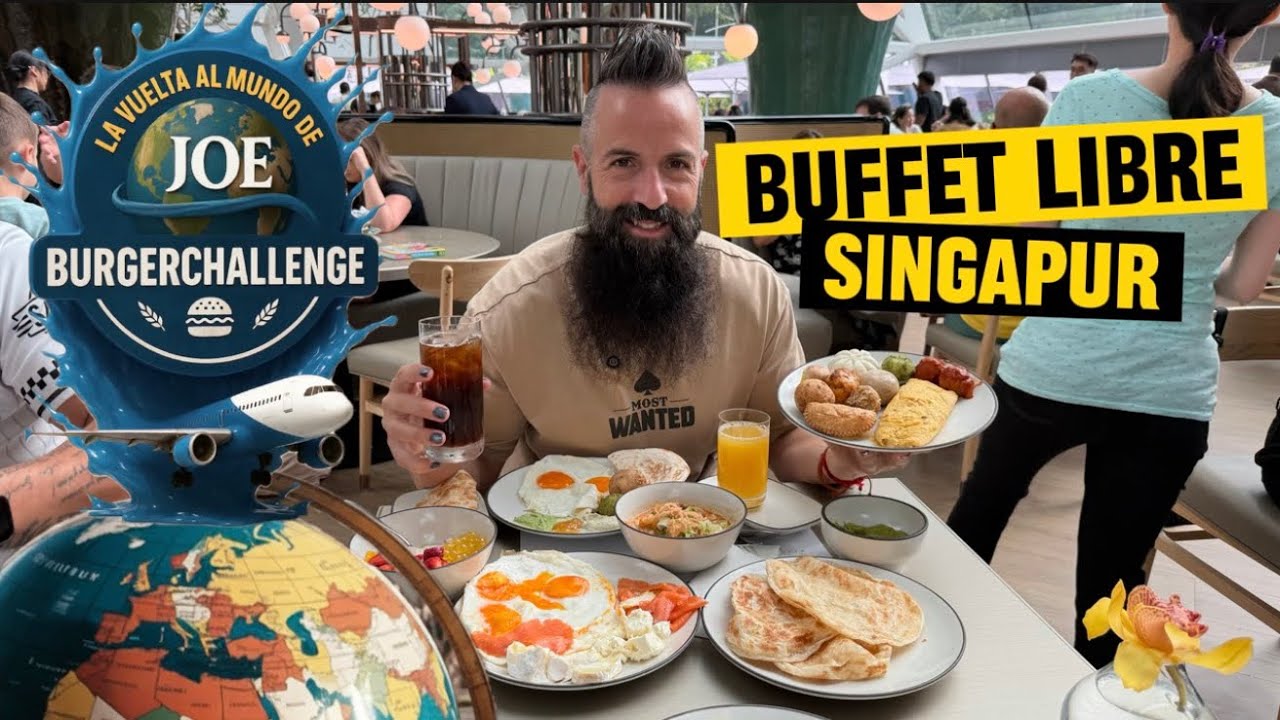 ASÍ SE APROVECHA LO QUE PAGAS POR DESAYUNAR EN EL HOTEL MÁS ICÓNICO DE SINGAPUR