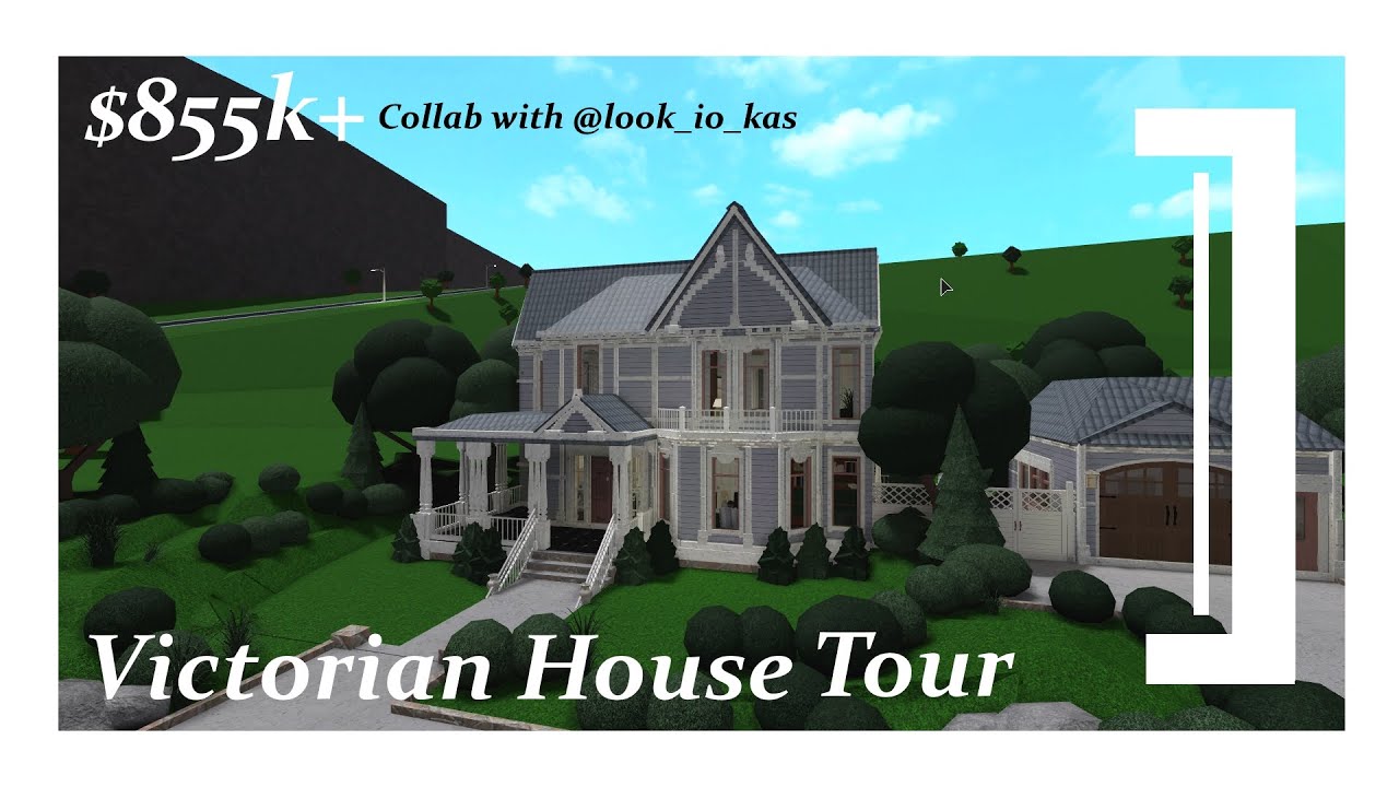 Victorian House Tour - $855k+ -Welcome to Bloxburg (Collab with @look_io_kas)