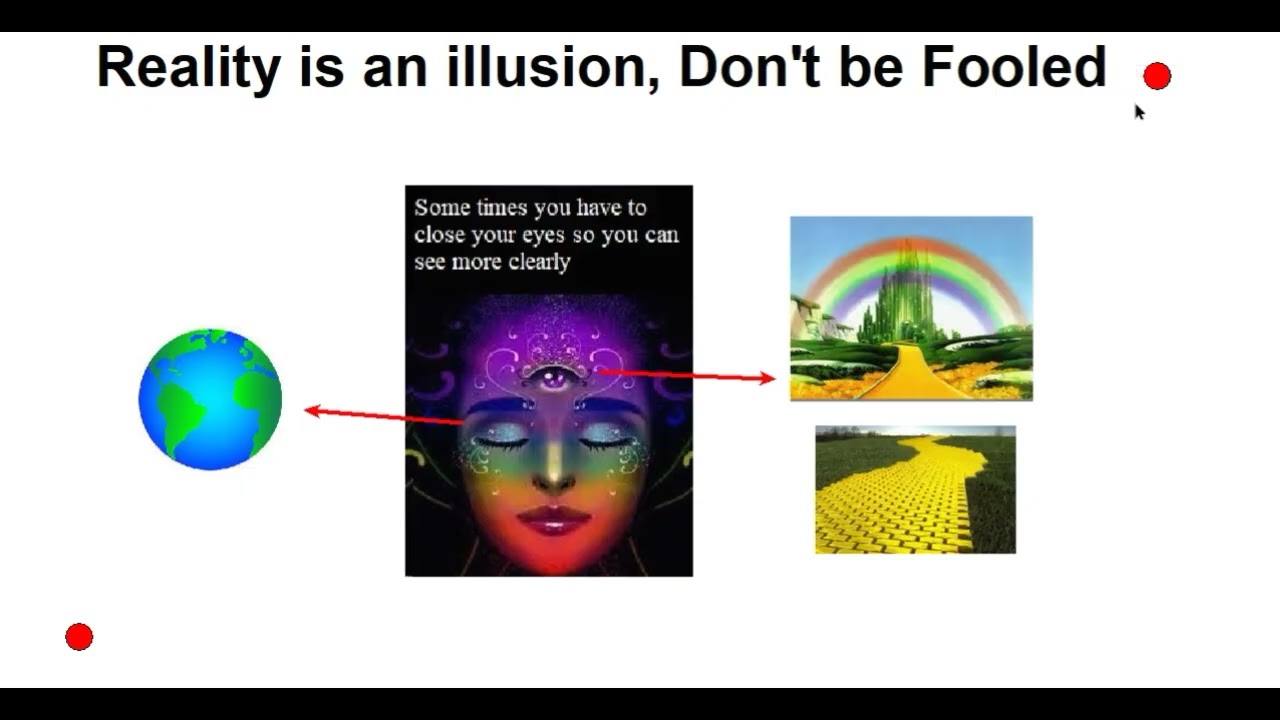 Reality is an illusion, Don't be Fooled