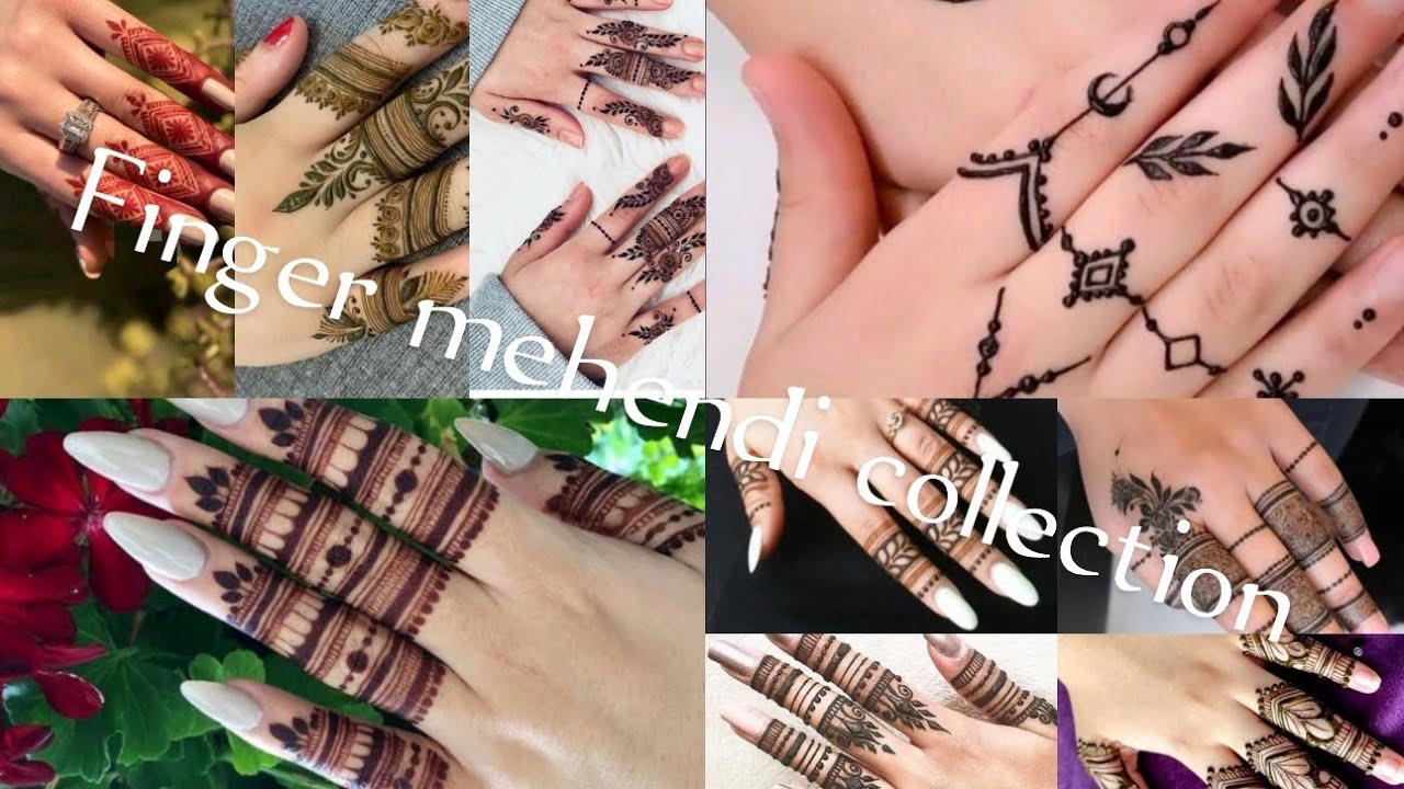 New Trendy stylish Beautiful Stunning finger mehendi collection video 
